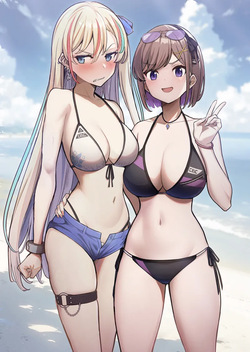 海でナンパ！？えんこーちゃん＆ヤンキーちゃん！