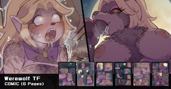 👸🐺 Princess => Werewolf TF