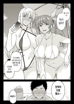 Ecchi na Onee-san-tachi ni Beach de Gyakunansareta Ken