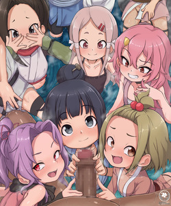 🔞🚸 あかね組のコ達と温泉に浸かりながら致してぇ ❤️