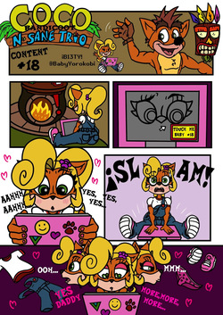 Coco Bandicoot in "N. Sane Trio"