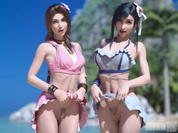 tifa aerith bikini Patreon
