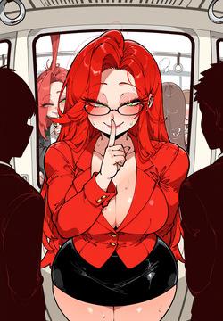 Shhh… Redhead Office Temptation